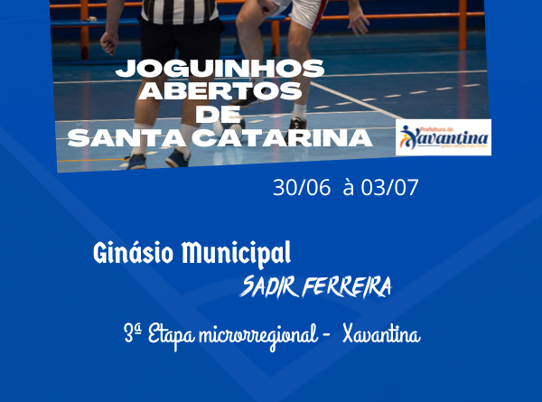 ETAPA REGIONAL JOGUINHOS ABERTOS SC