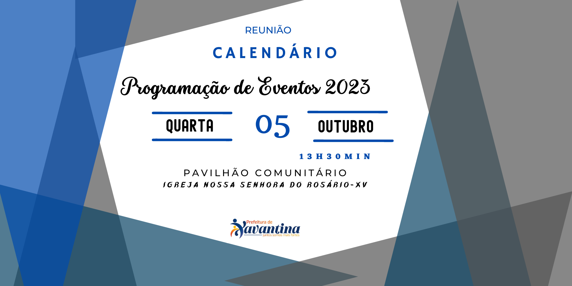 Reunião para elaboração do calendário de eventos será realizada